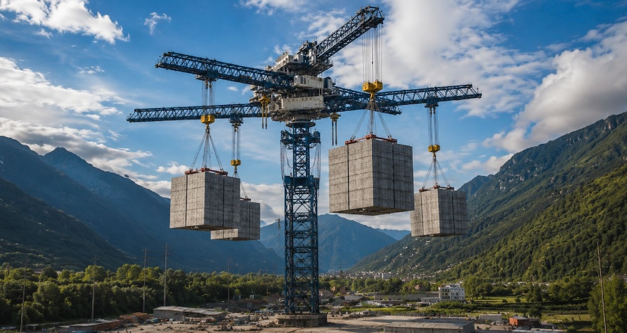 Yüzlerce tonluk beton blokların bir aşağı bir yukarı gitmesinin bir sebebi var