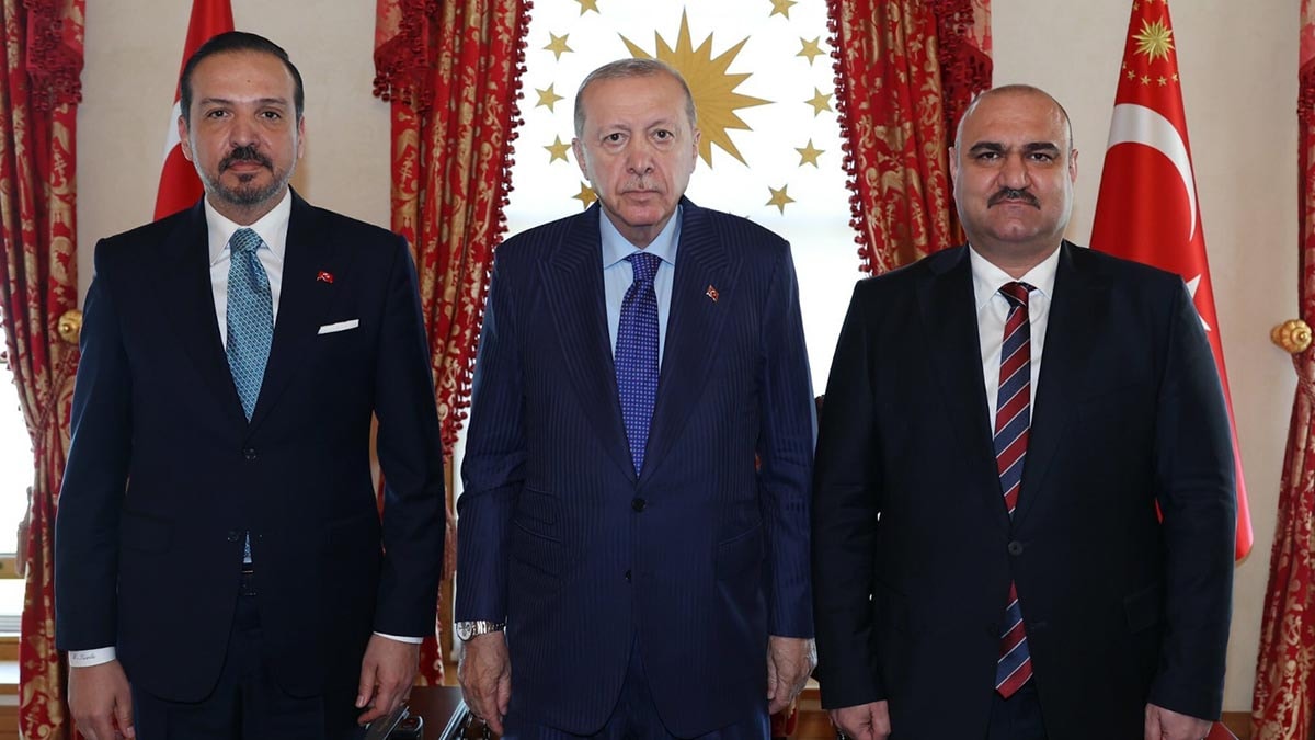 Cumhurbaşkanı Erdoğan, Kerkük Valisi Ağa'yı kabul etti