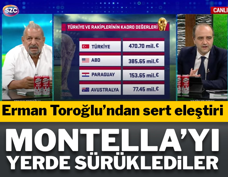 Erman Toroğlu'ndan Montella ve Hakan Çalhanoğlu'na sert eleştiri