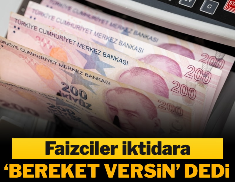 1.2 trilyon lira faize gitti