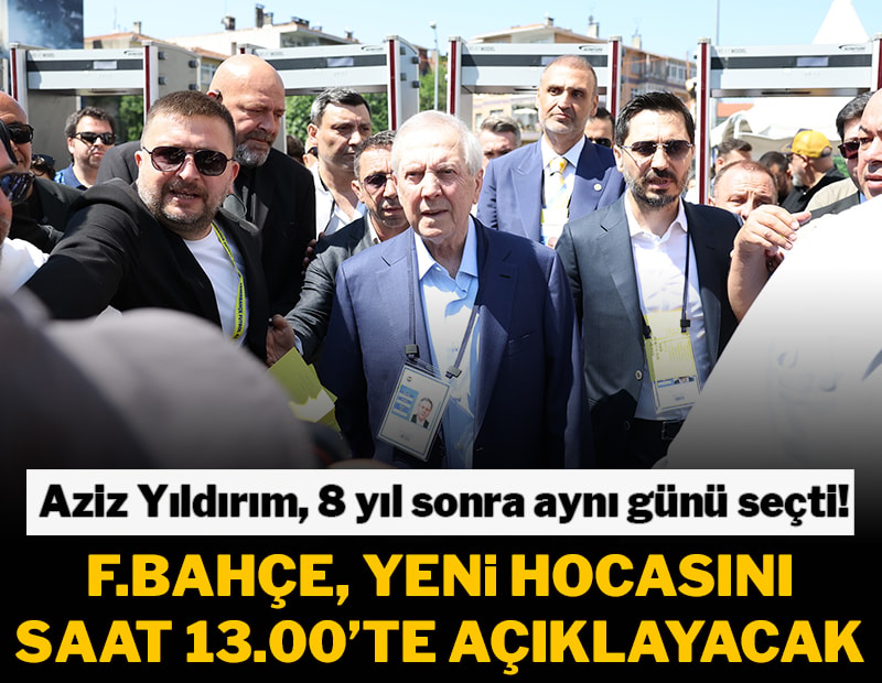 Fenerbahçe'nin hocası 13.00'te kameralar karşısında açıklanacak