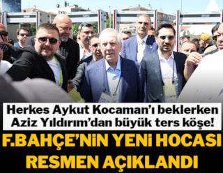 Aziz Yıldırım'dan büyük ters köşe! Yeni teknik direktör açıklandı