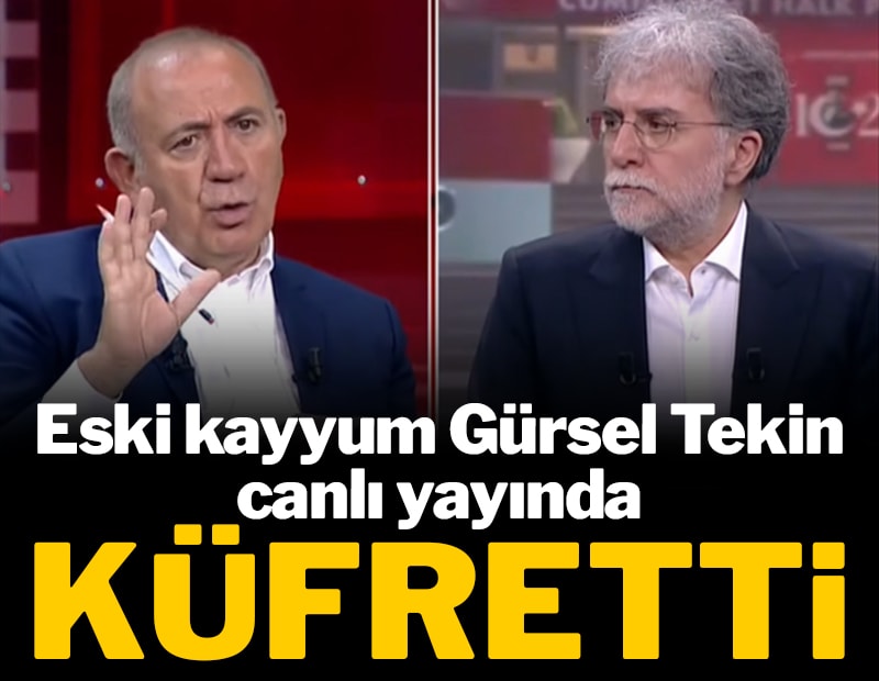 Eski kayyum Gürsel Tekin canlı yayında küfretti