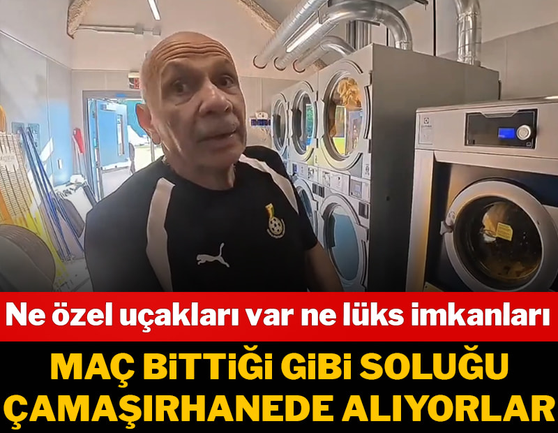 Dünya Kupası'nda yer alan ülke, maç bittiği gibi soluğu çamaşırhanede alıyor