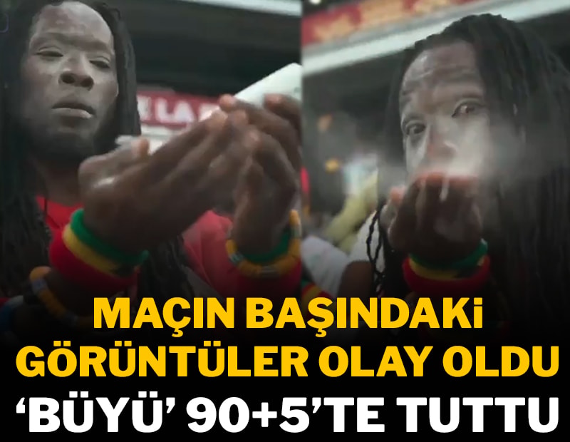 Maçın başındaki görüntüler gündem oldu, 'büyü' 90+5'te tuttu!