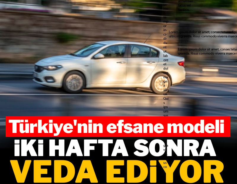 Türkiye'nin efsane modeli iki hafta sonra veda ediyor