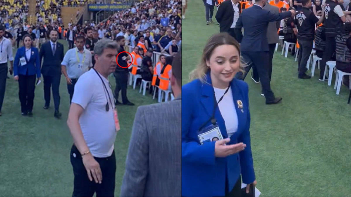 Aziz Yıldırım'a ağzına geleni söyledi: Tribünlerden su şişesi atıldı