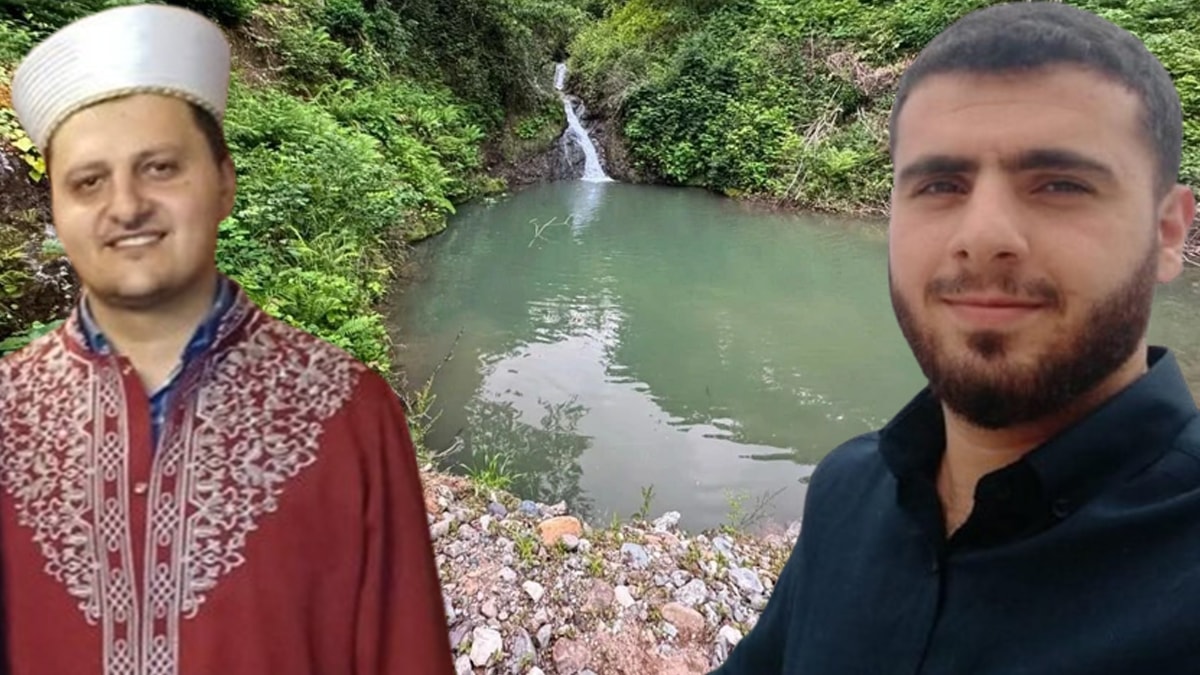 Gölette yüzmek isteyen iki imamdan acı haber