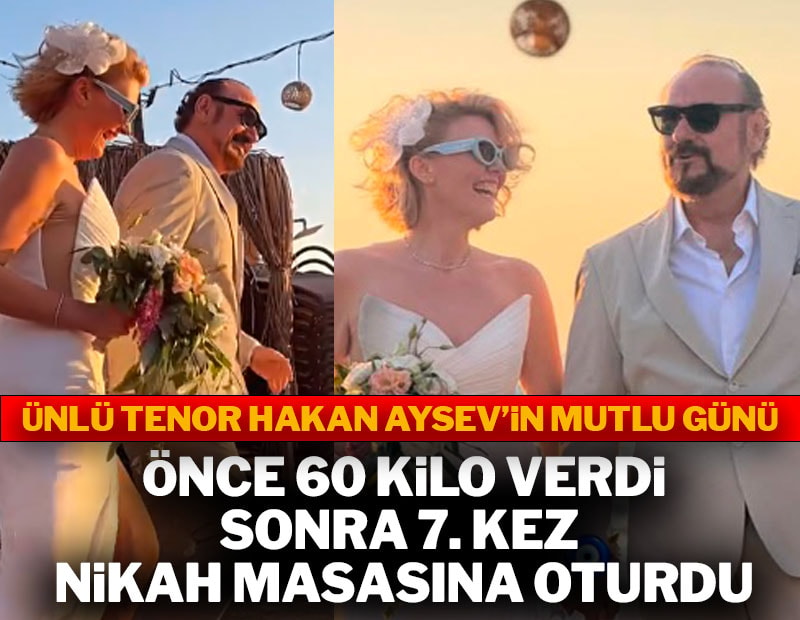 58 yaşındaki sanatçı aşk hayatında yeni bir sayfa açtı: 7'nci kez evlendi