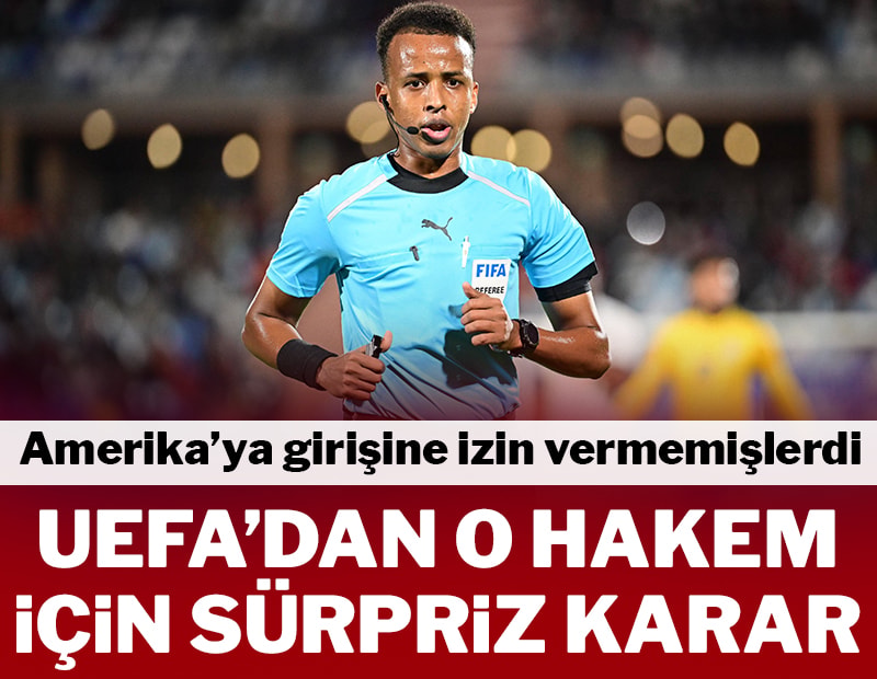 ABD'ye girişine izin verilmemişti! UEFA'dan Omar Abdulkadir için sürpriz karar