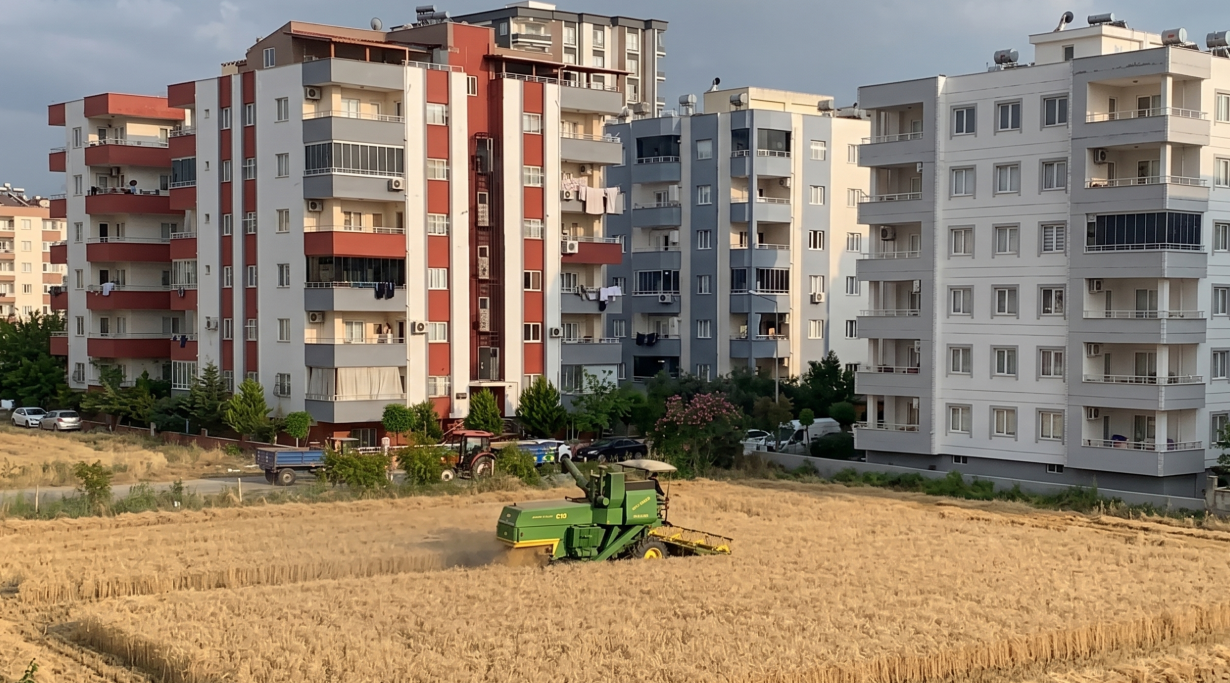 Milyonluk teklifleri reddetti, apartmanların arasında hasada başladı