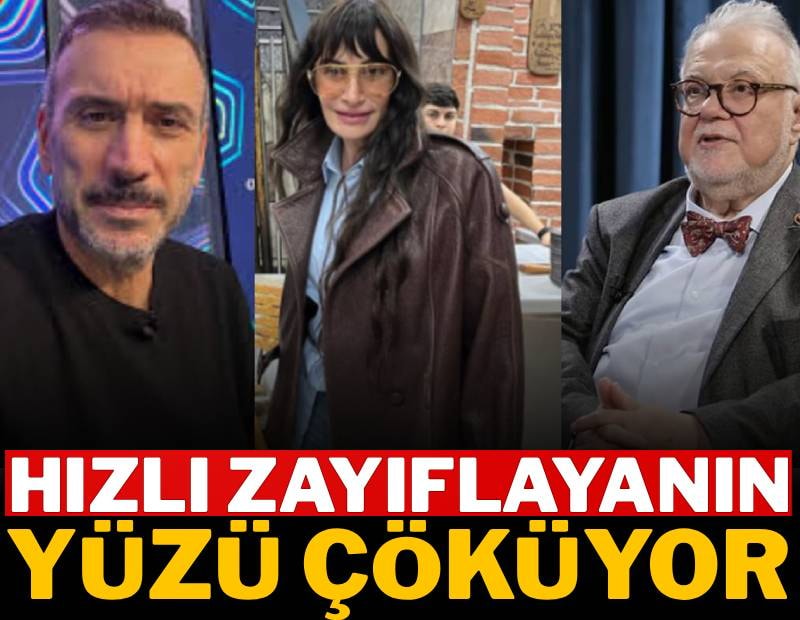 Hızlı zayıflayanın yüzü çöküyor 
