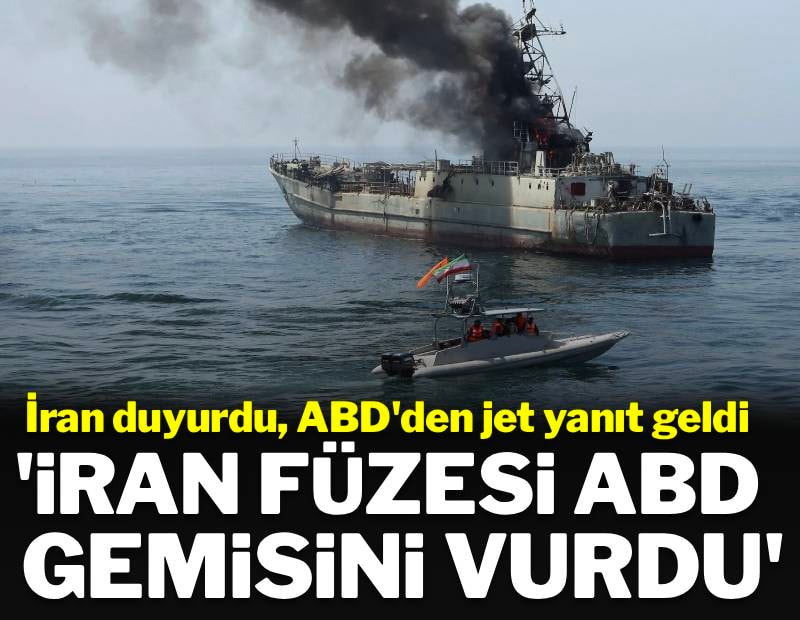 İran'dan gelen iddiaya ABD'den jet yanıt: 'Hipersonik füzeyle savaş gemisi vurduk'