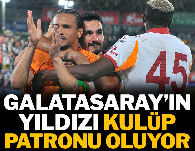 Galatasaray'ın yıldızı kulüp patronu oluyor