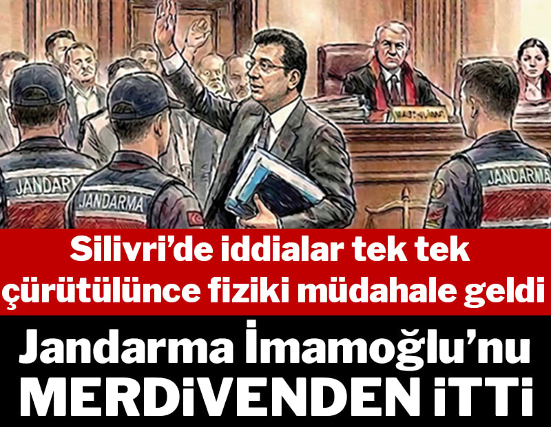Duruşmada İmamoğlu'nu çıldırtan hareket