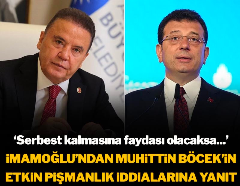 İmamoğlu'ndan Muhittin Böcek'in iddialarına yanıt