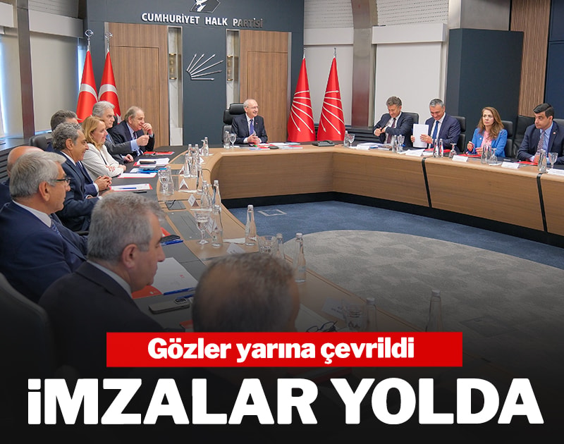 İmzalar yolda... Gözler yarına çevrildi