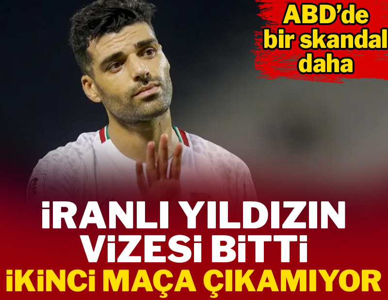 İranlı golcünün vizesi bitti! İkinci maçta oynayamayabilir