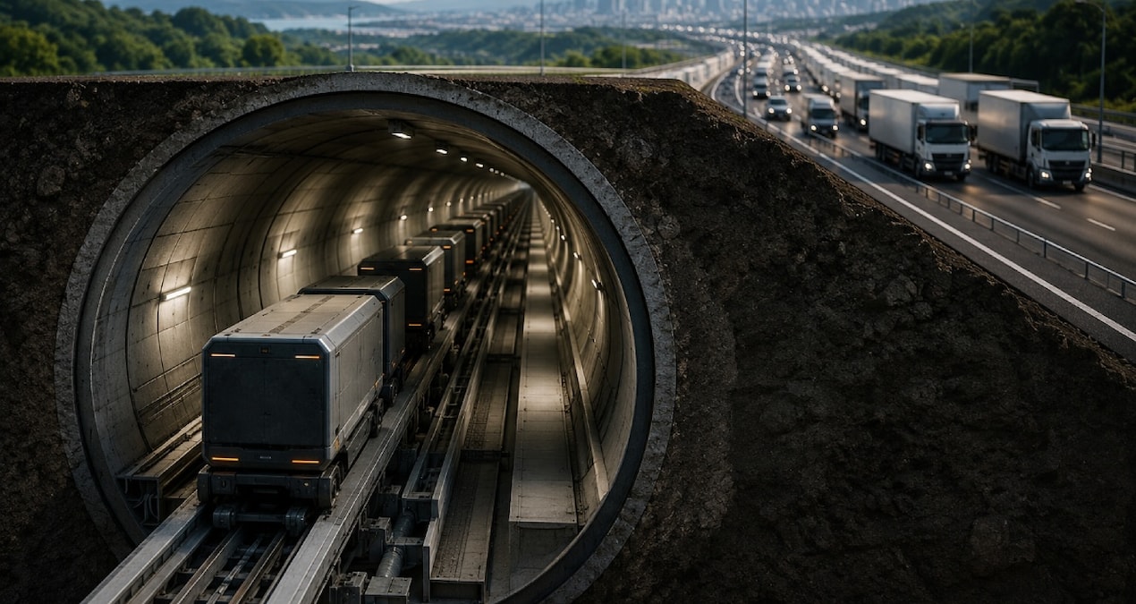 Yer altına 500 kilometrelik dev hat kuracaklar: 25 bin kamyonun görevini tek bir sistem üstlenecek