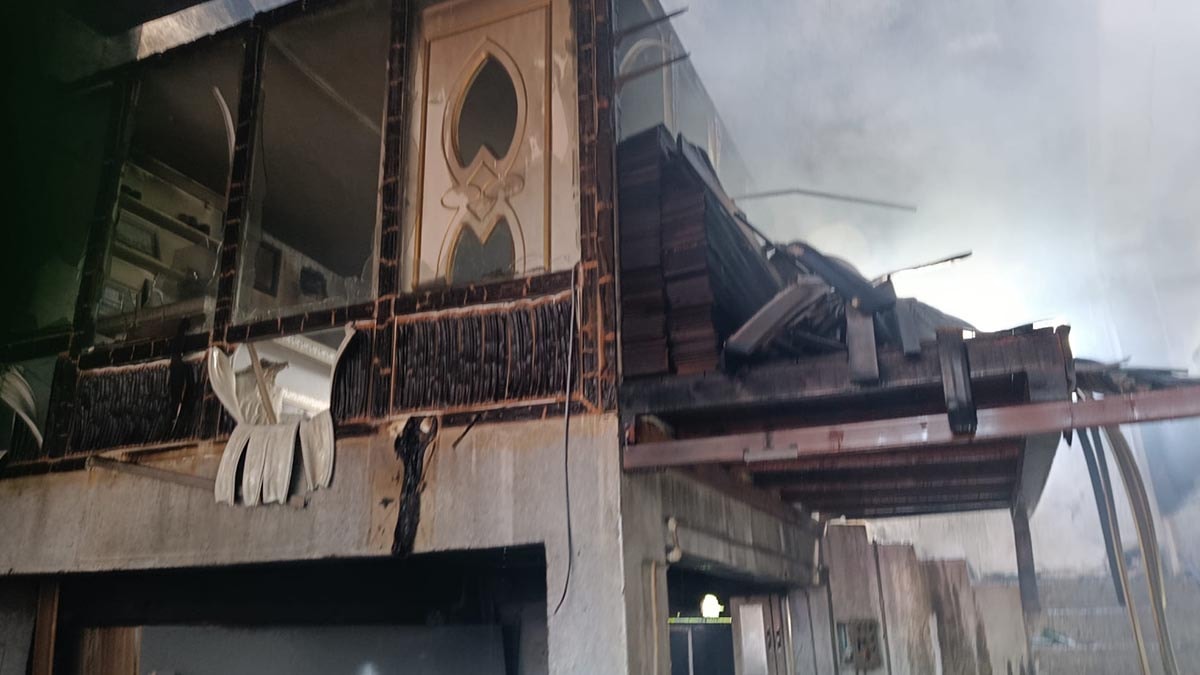 Ordu'da mobilya atölyesinde yangın