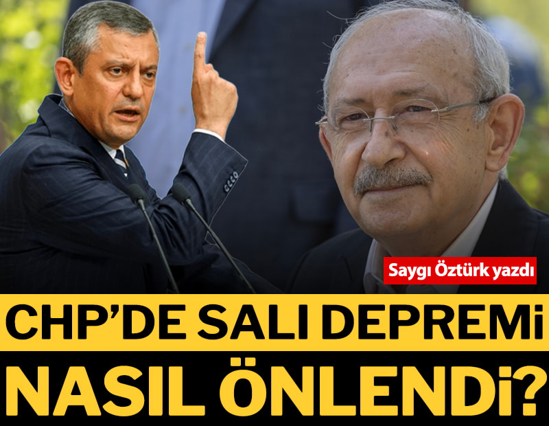 CHP'de salı depremi nasıl önlendi?