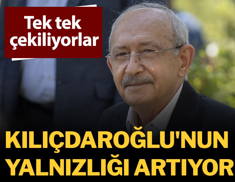 Tek tek çekiliyorlar