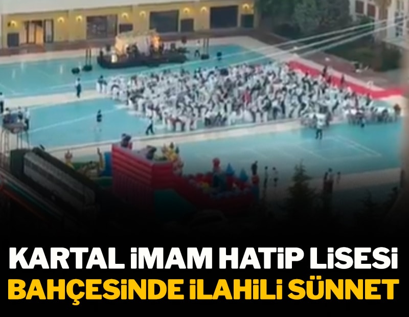 Kartal Anadolu İmam Hatip'te ilahili sünnet düğünü tartışma yaratı