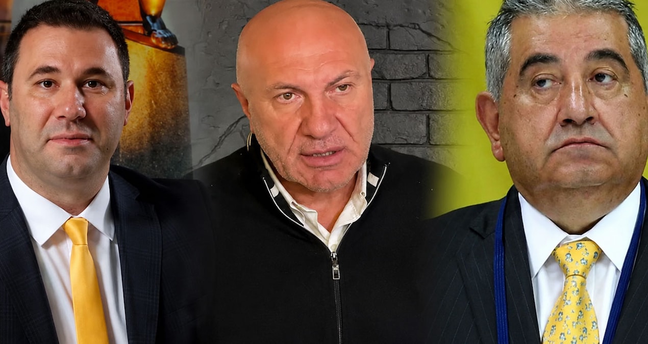 Mahmut Uslu ve Barış Göktürk, Yüksel Yıldırım'la kavgaya tutuştu: 'Seni buraya gömerim'