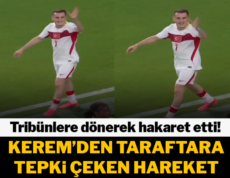 Kerem Aktürkoğlu'dan taraftara tepki çeken hareket