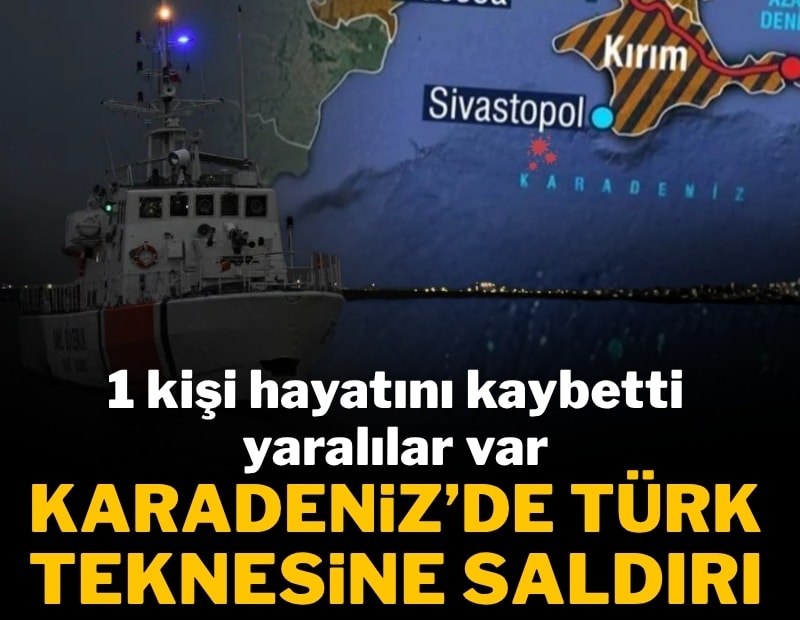 Karadeniz'de Türk balıkçı teknesine saldırı
