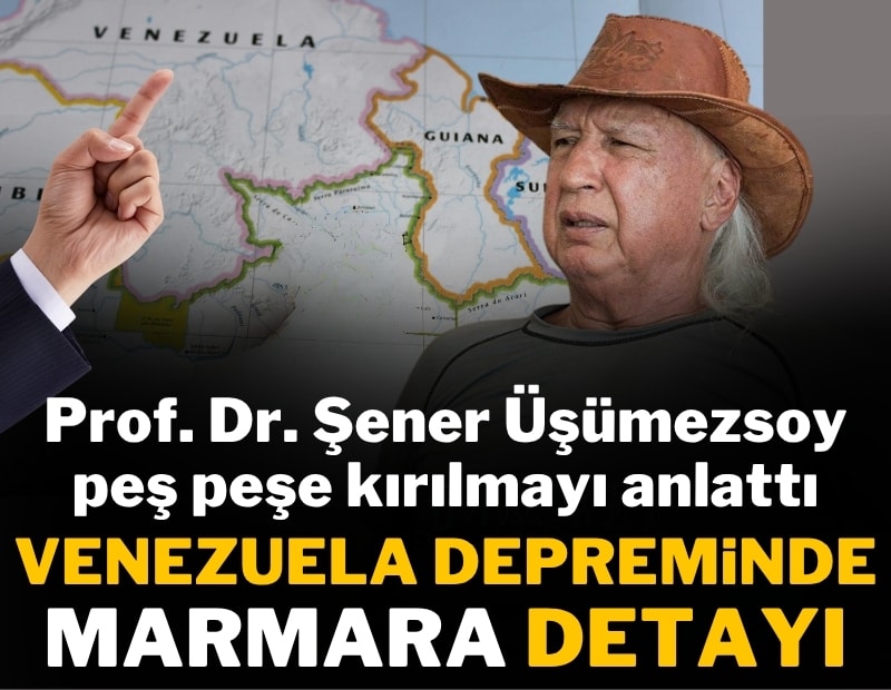 Venezuela’daki çifte deprem sonrası Üşümezsoy’dan çarpıcı Türkiye örneği