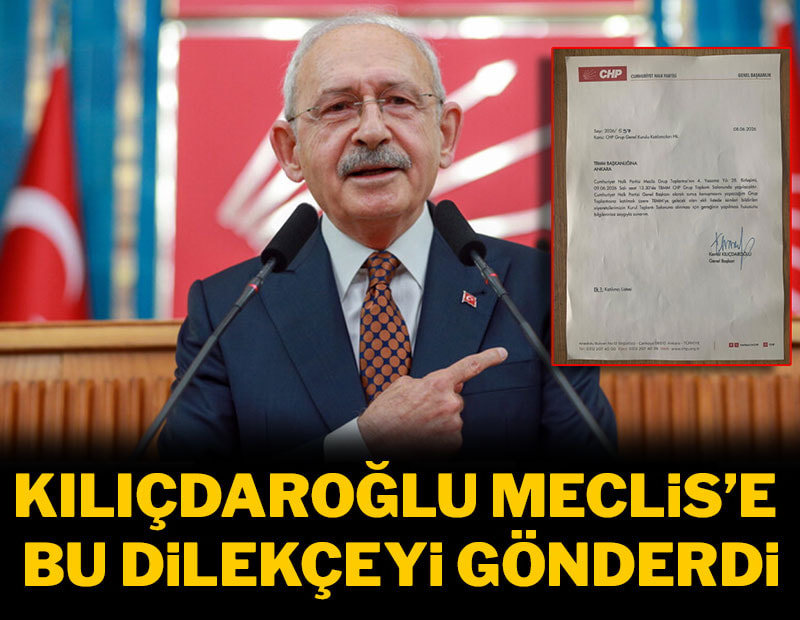 CHP'de 'salı' gerilimi: Kılıçdaroğlu Meclis'e bu dilekçeyi gönderdi