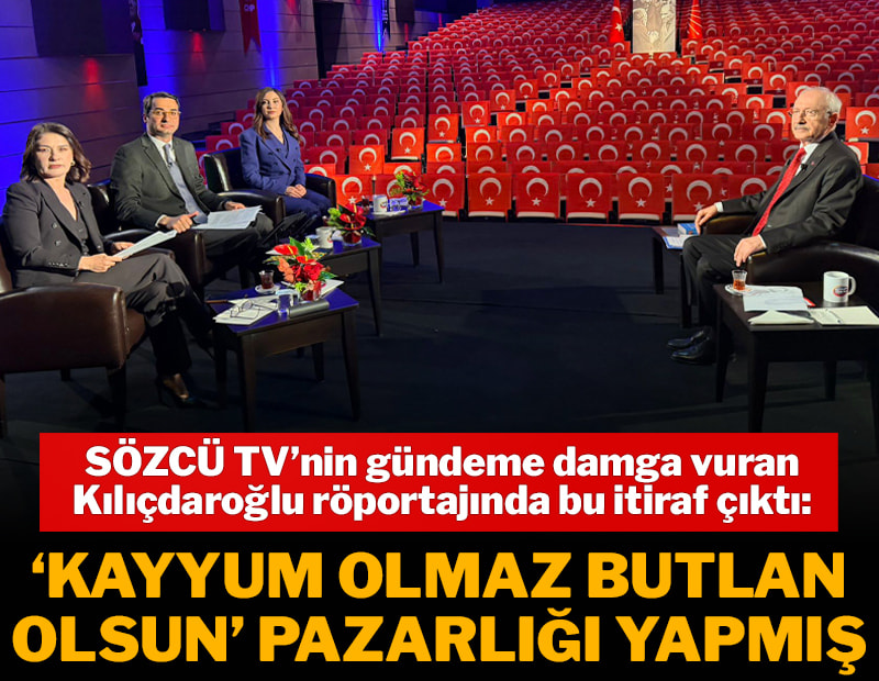 Kayyum pazarlığı itirafı