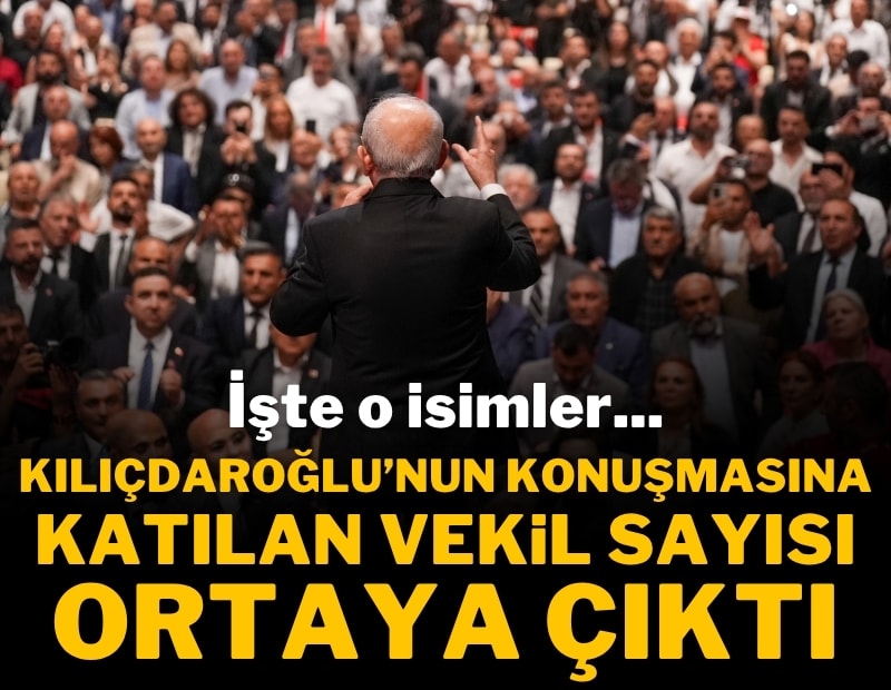Kılıçdaroğlu'nun genel merkezdeki konuşmasına 17 vekil katıldı