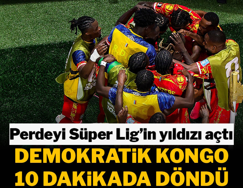 Demokratik Kongo'ya 10 dakika yetti! İlki başardılar