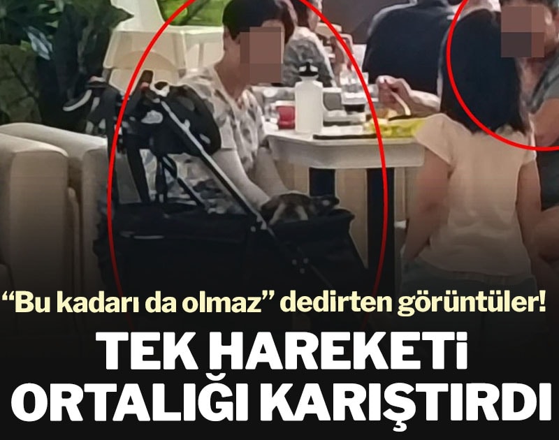 Tek hareketi ortalığı karıştırdı: ‘Bu kadarı da olmaz’ dedirten görüntüler