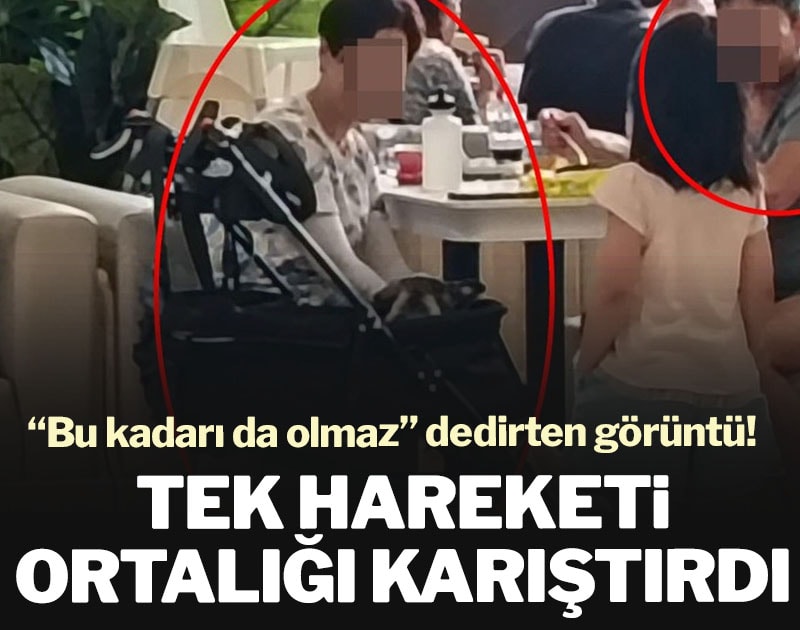 Tek hareketi ortalığı karıştırdı: ‘Bu kadarı da olmaz’ dedirten görüntü