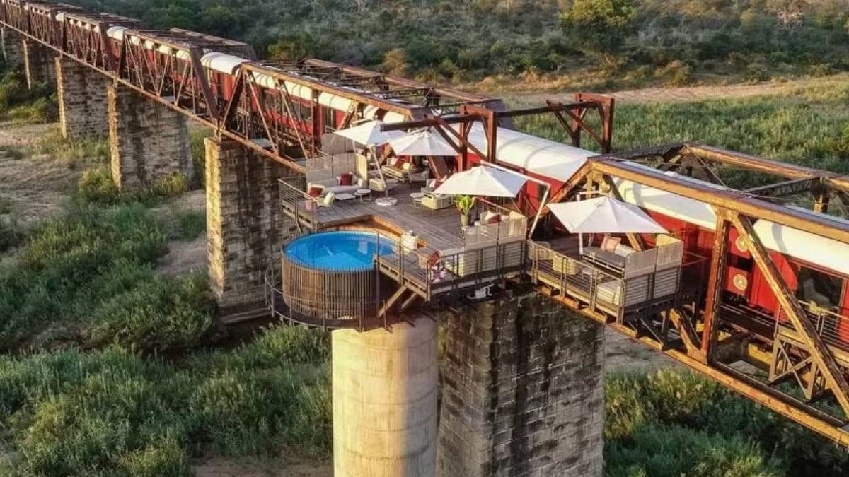 Tarihi tren köprüsü 31 süitlik lüks otele dönüştürüldü