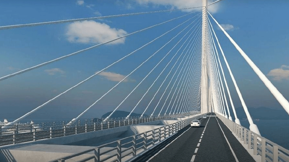 5 saatlik yol 32 kilometrelik köprüyle 30 dakikaya düşecek
