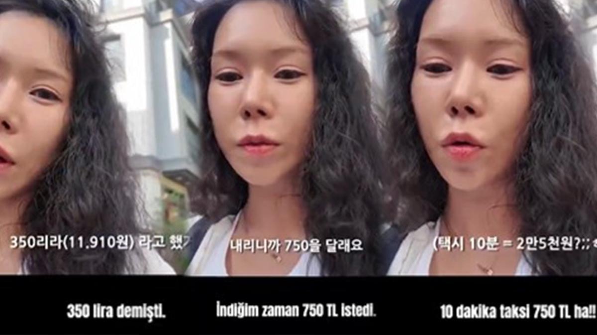 Koreli turist İstanbul’da takside yaşadığı şaşkınlığı böyle anlattı