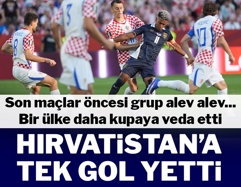 Hırvatistan'a tek gol yetti! Panama kupaya veda etti