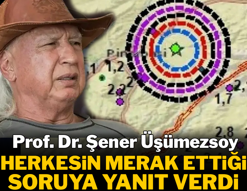 Prof. Dr. Şener Üşümezsoy herkesin merak ettiği soruya yanıt verdi
