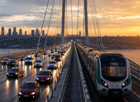 Yavuz Sultan Selim Köprüsü'nden tren geçecekBakan Uraloğlu, Yavuz Sultan Selim Köprüsü üzerine ikinci bir Marmaray inşaatının bu sene içinde başlayacağını açıkladı.