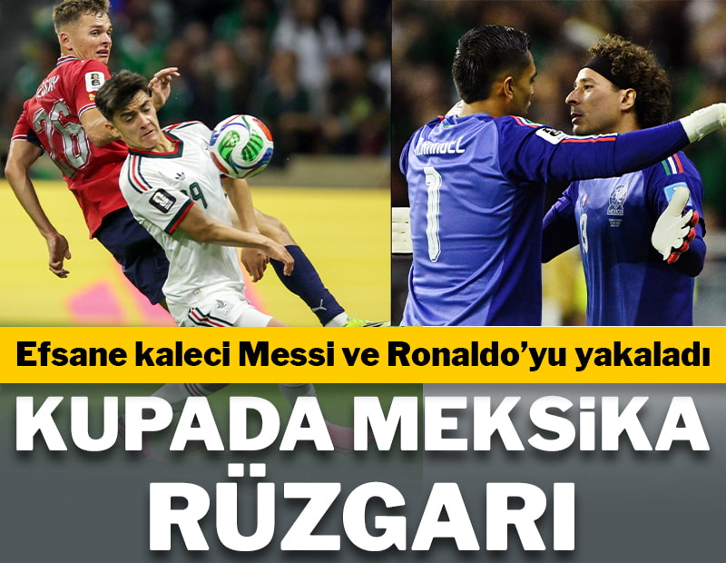 Efsane kaleci Messi ve Ronaldo'yu yakaladı