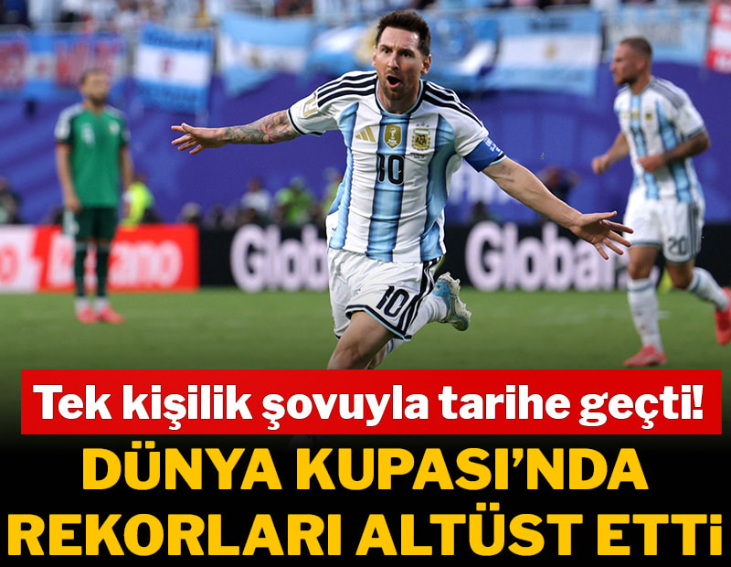 Messi'nin rekor gecesinde Arjantin 3 puanla başladı!