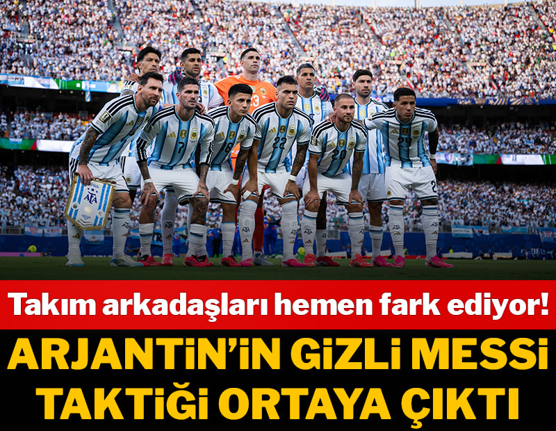 Arjantin'den olay Messi taktiği! Detaylarla fark edildi