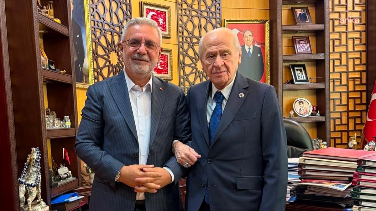 AKP'li Mehmet Metiner, MHP Lideri Bahçeli'yi ziyaret etti