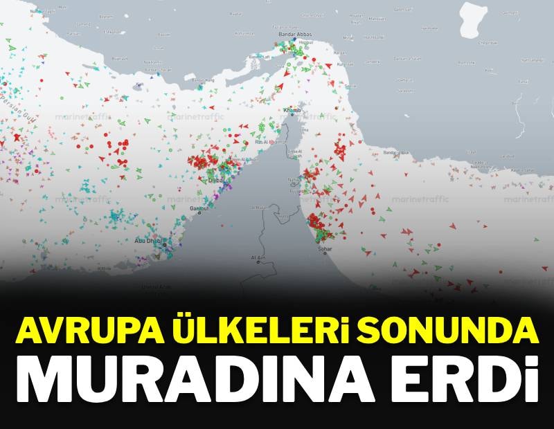 Avrupa ülkeleri sonunda muradına erdi: Tonlarca petrol dolu gemiler Hürmüz'den geçti