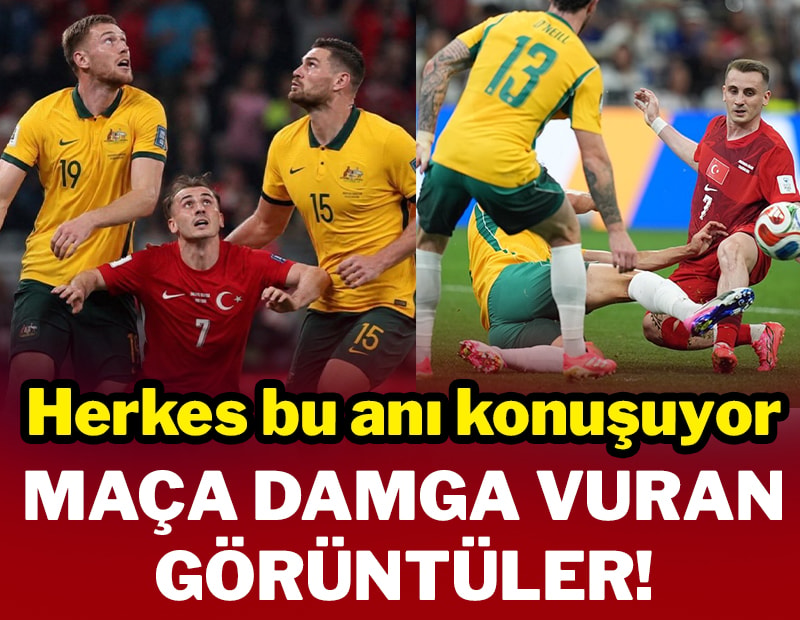 Avustralya-Türkiye maçına damga vurdular! Aralarında kaybolduk