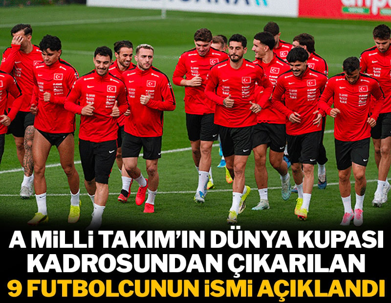 A Milli Takım'ın 2026 Dünya Kupası kadrosu açıklandı